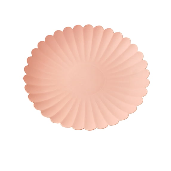 Qholemyo 2Pcs Flower Shaped Food Platter Versatile Snack Dessert Serving Tray For Kitchen Dining Everyday Use