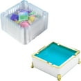 thumbnail image 1 of Qholemyo 30 Pack Disposable Ashtrays Odor Removing Plastic Ash Tray Set, 1 of 7