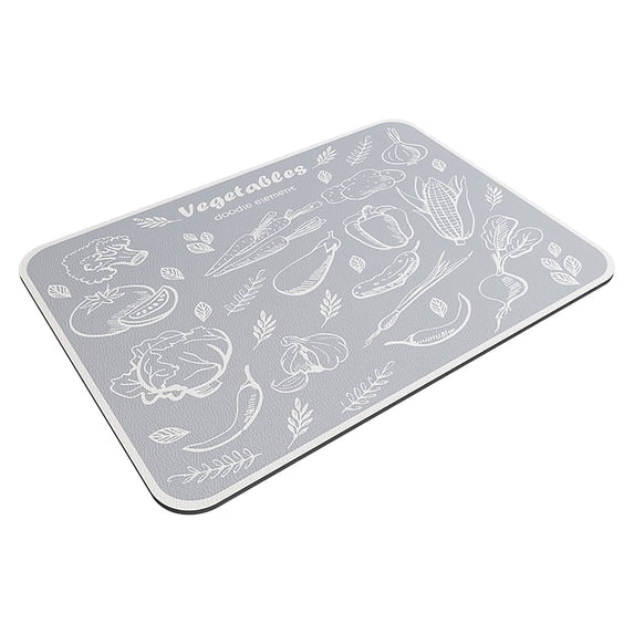 Qholemyo 30x40cm Washable Drying Mat For Kitchen Counter Heat Insulation Bar Mat Anti Splash Pad For Bathroom Faucet