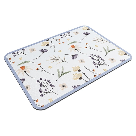 Qholemyo 30x40cm Washable Drying Mat For Kitchen Counter Heat Insulation Bar Mat Anti Splash Pad For Bathroom Faucet