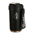thumbnail image 1 of Qholemyo 316 Food Grade Stainless Steel Vintage Insulated Coffee Tumbler Smart Lined Sport Water Bottle With Handle Leak Proof Heat Retention, 1 of 4