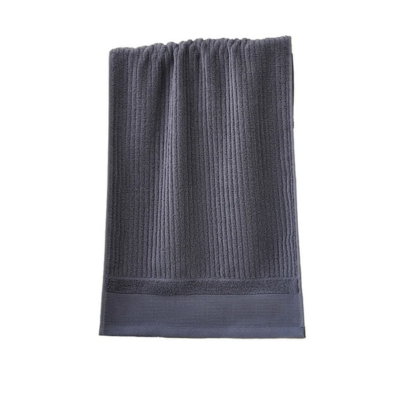 Qholemyo 34 X 73cm Pure Cotton Bath Towels Large Towel For Sports Elongated Enlarged Thickened Men's And Women's Bath Towels Cotton Bath Towels