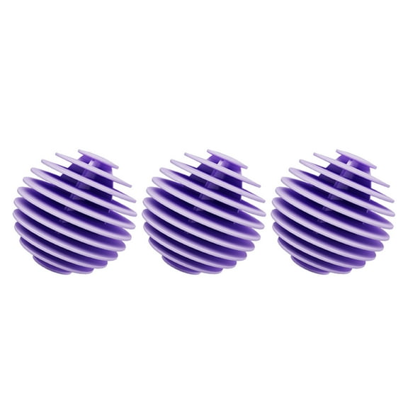 Qholemyo 3PCS Reusable Dryer Balls Pet Hair Dryer Balls Clothes Winding Adsorption Hair Removal Washing Machine Balls Laundry Hair Catcher