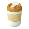 thumbnail image 1 of Qholemyo 400mlCute Portable Car Straw Tumbler - High-Value Macaron Color Double-Drinking Cup, nice Student Gift Cup, 1 of 5