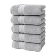 thumbnail image 1 of Qholemyo 5 Pcs Bath Towels Set For Bathroom Thick Soft Absorbent Towel Set Of 5 Household Wash Face Gift Towel Large Bath Towels Cotton Bath Towels, 1 of 7