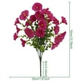 thumbnail image 1 of Qholemyo 5PC Realistic Morning Outdoor Artificial Flowers Home Garden Yard Porch Floral Arrangement Decor, 1 of 5