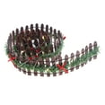 thumbnail image 1 of Qholemyo 5x90cm Small Fence Edging Rustic Wooden Garden Fence For Plant Pots And Crafts, 1 of 4