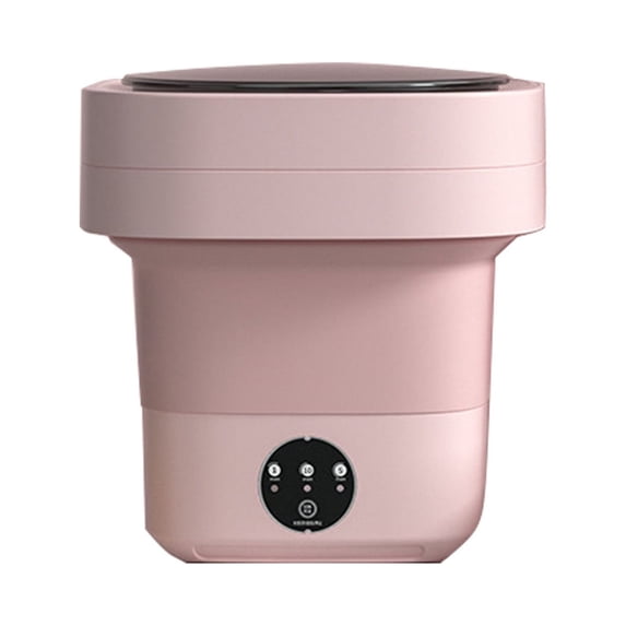 Qholemyo 6L Folding Portable Mini Washing Machine - Dehydratable Small Washer, Purification Function For Underwear