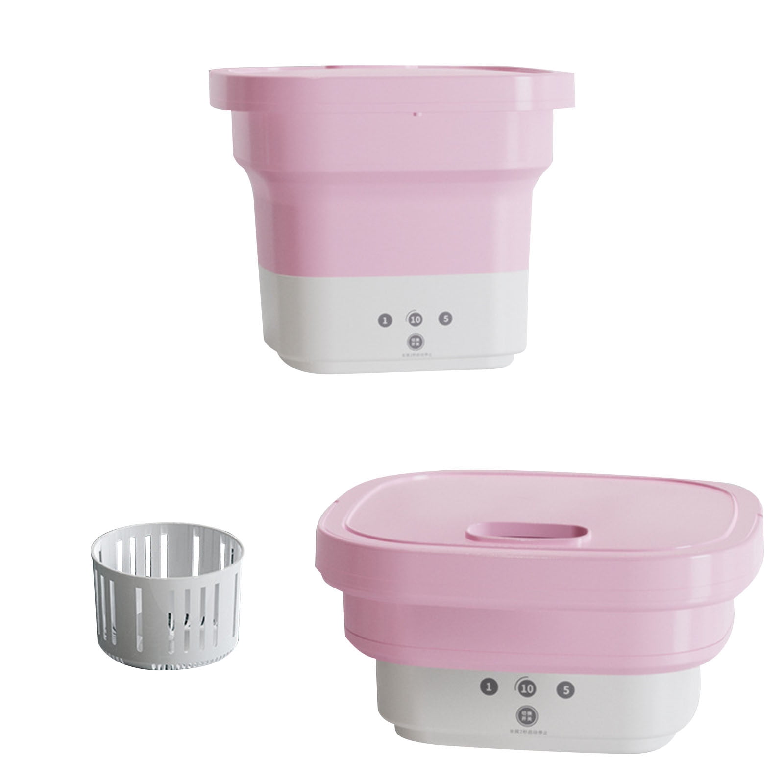 Qholemyo 6L Folding Portable Mini Washing Machine - Dehydratable Small Washer, Purification Function For Underwear