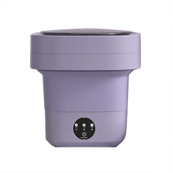 Qholemyo 6L Folding Portable Mini Washing Machine - Dehydratable Small Washer, Purification Function For Underwear