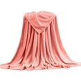 thumbnail image 1 of Qholemyo 70x100cm Plain Flannel Fleece Bath Towel Blanket Farai Fleece Yoga Blanket Soft Multifunctional Fleece Blanket, 1 of 5