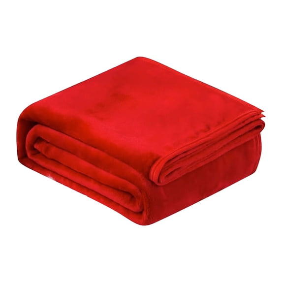 Qholemyo 70x100cm Super Soft Warm Solid Fleece Throw Blanket Rug For Sofa Bedding Office All-season Warm Small Blanket