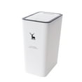 thumbnail image 1 of Qholemyo 8L Contactless Thickened Large Capacity Trash Can Bathroom Living Room Kitchen Trash Can Indoor Waste Bin, 1 of 9