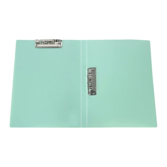 Qholemyo A4 Document Folder with Dual Clips - File Holder for Office & School Paper Organizer, Letter Size Portfolio with Pressboard Covers, Durable File Folders