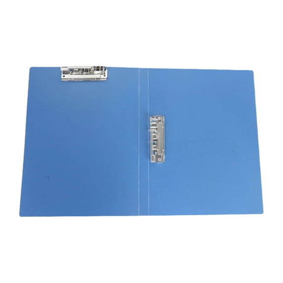 Qholemyo A4 Document Folder with Dual Clips - File Holder for Office & School Paper Organizer, Letter Size Portfolio with Pressboard Covers, Durable File Folders