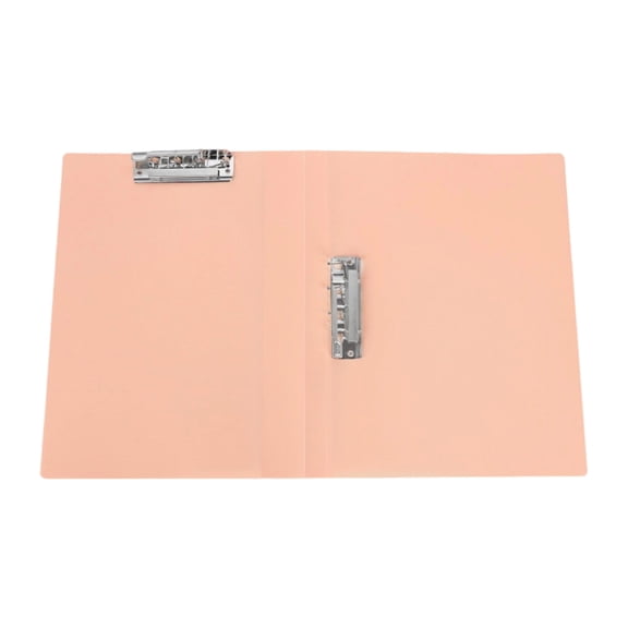 Qholemyo A4 Document Folder with Dual Clips - File Holder for Office & School Paper Organizer, Letter Size Portfolio with Pressboard Covers, Durable File Folders