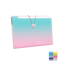 Qholemyo A4 File Bag - Accordion Style Test Paper Storage, Student Large Capacity Multi 8 Layer Folder for Document Organization