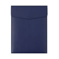 thumbnail image 1 of Qholemyo A4 Large Capacity Imitation Leather Office File Folders Business Document Bag Student Storage Folder File Organizer, 1 of 8
