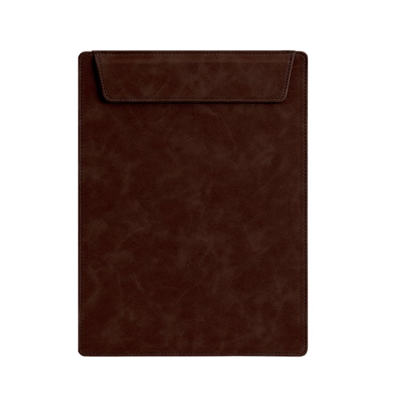 Qholemyo A4 Leather Like Magnetic Clipboard File Organizer Pad With Writing And Folder Clamp Office Document Folders