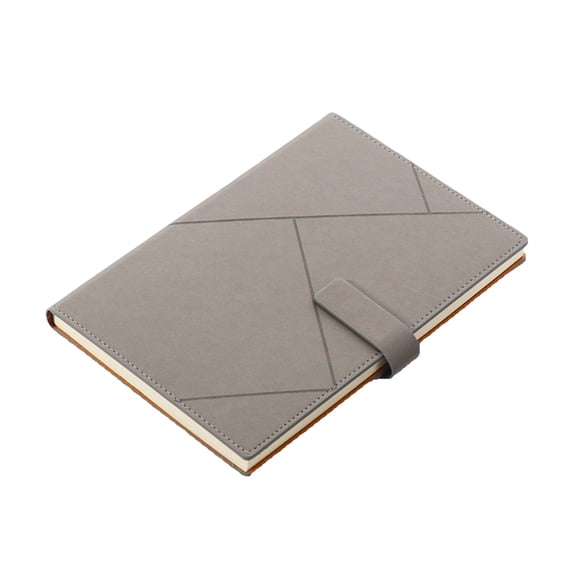 Qholemyo A5 Faux Leather Student Notebook Office Supplies Notebooks For Work College Ruled Elegant Business Office Daily Writing Notebook