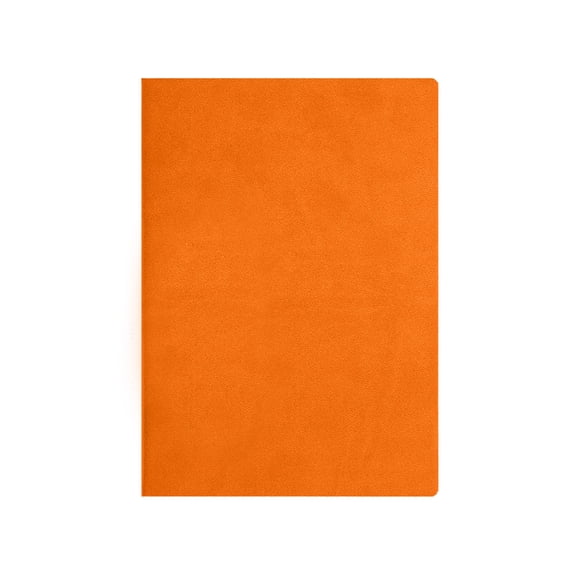 Qholemyo A5 Small Fresh Leather Notebook Office Supplies Supplies Thickened College Ruled Notepad Handbook
