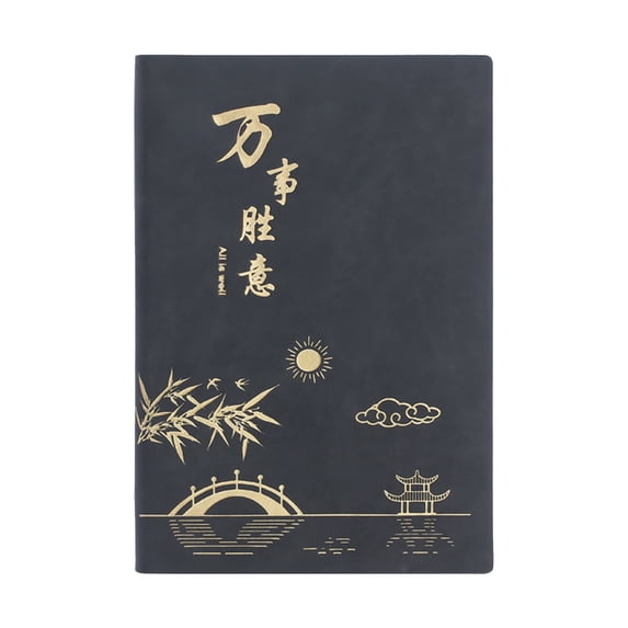 Qholemyo A5 Soft Leather Journal Notebook Professional Business Notebook For Meetings