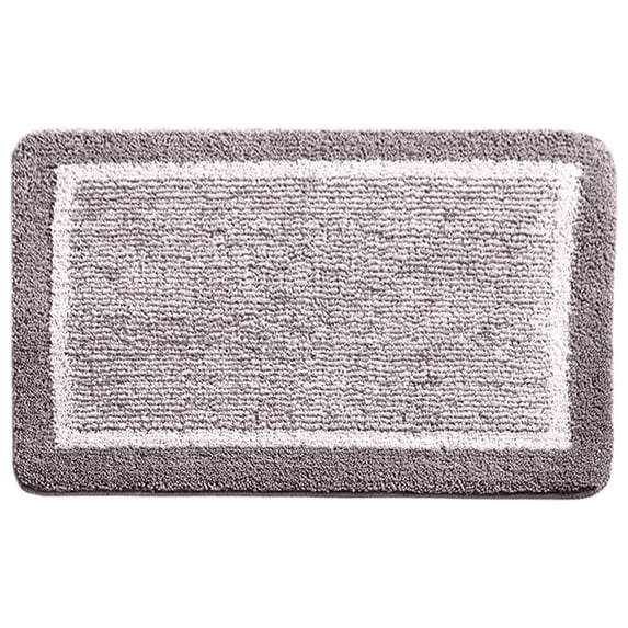 Qholemyo Absorbent Non Slip Bath Rug Machine Washable Mat For Bathroom Kitchen Living Room Bedroom Shower