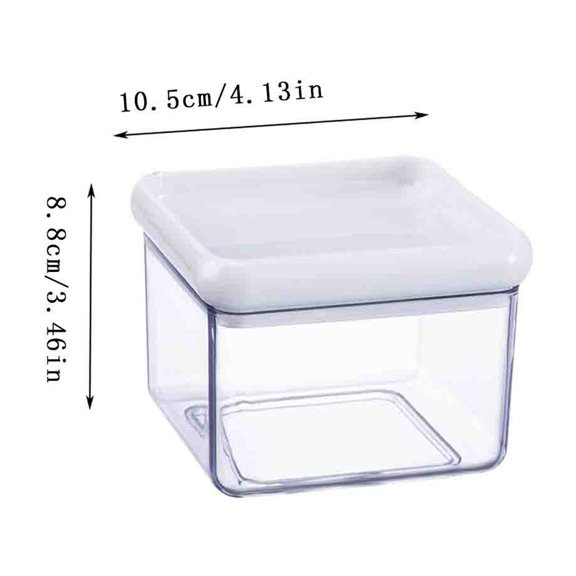 Qholemyo Airtight Food Storage Containers With Lids Household Cereal Snack Storage Jar Refrigerator Fresh Keeping Box Spice Jars For Kitchen