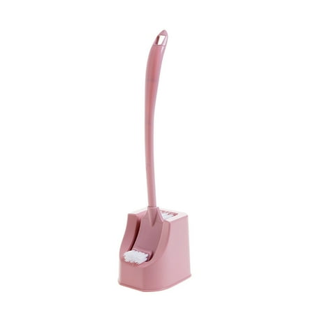 Qholemyo Bathroom Cleaning Supplies Toilet Bowl Brush And Holder Toilet Scrubber Brush Cleaning Supplies Thoroughgoing Cleaning Wall Mounted Toilet Brush Set
