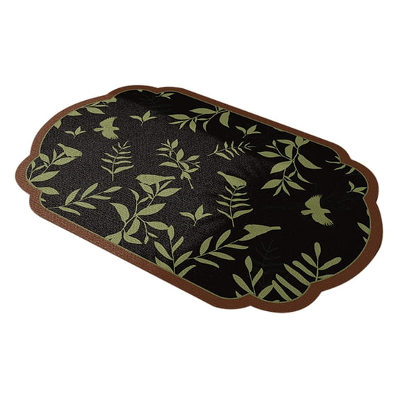 Qholemyo Bathroom Rugs Non Slip Bath Mat Washable Rugs American Diatom Mud Absorbent Fast Drying Foot Mat For Bathroom Toilet