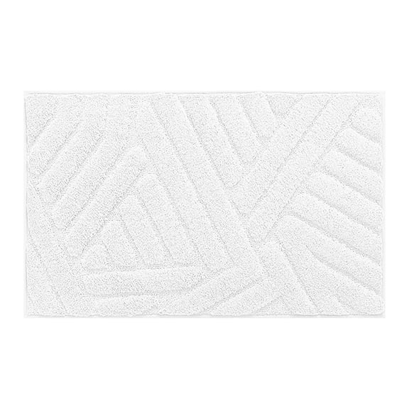 Qholemyo Bathroom Rugs Non Slip Shower Mat Washable Rugs Home Decor Flocking Absorbent Floor Mat Household Restroom Thickened Toilet Quick Drying Foot Mat