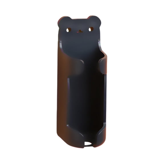Qholemyo Bear Shaped Electric Toothbrush Holders Shelf Home Punch Frees Bathroom Wall Mounted Simple Toothbrush Organizer Wall Shelves