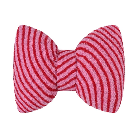 Qholemyo Bowknot Decorative Throw Pillow Cute Nap Pillow For Sofa Bedroom Bay Window Decor