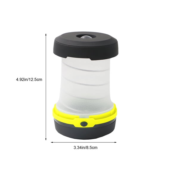 Qholemyo Camping Essentials Portable Retractable LED Camping Lantern Battery Powered With Hook For Outdoor