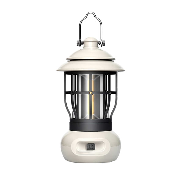 Qholemyo Camping Gear Portable Retro Horse Lamp COB Camping Light Ambient Outdoor Tent Lighting Essentials