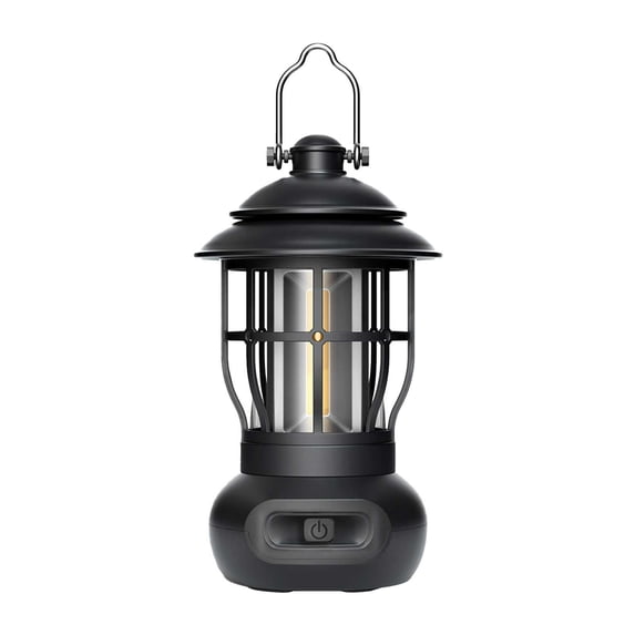 Qholemyo Camping Gear Portable Retro Horse Lamp COB Camping Light Ambient Outdoor Tent Lighting Essentials