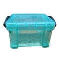 thumbnail image 1 of Qholemyo Candy Color Mini Storage Box Transparent Storage Box 0.14 Liters Small Glove Box Cute Lock Jewelry Box With Lid Plastic Storage Box Storage Bins, 1 of 6