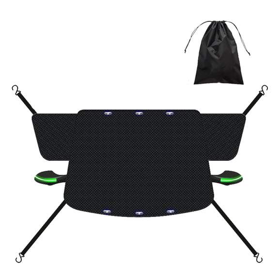 Qholemyo Car Snow Cover Half Cover Car Cover Windshield Cover For Snow Suitable For All Seasons Car Accessories