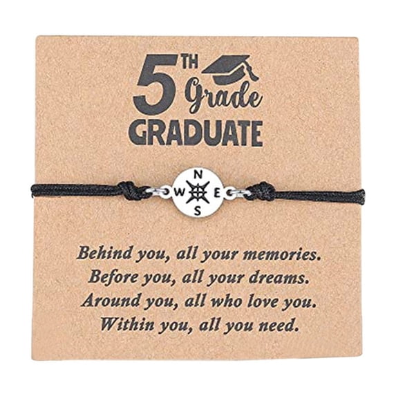 Qholemyo Class Of 2026 Woven Graduation Bracelets For Men Women With Gift Box Party Favors