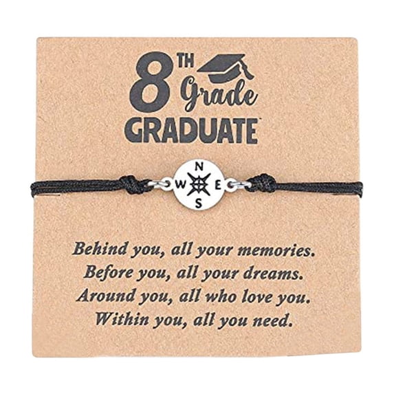 Qholemyo Class Of 2026 Woven Graduation Bracelets For Men Women With Gift Box Party Favors
