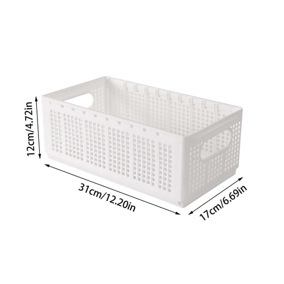 Qholemyo Clothes Compartment Storage Basket Household Wardrobe Stackable Drawer Storage Box Underwear Tidying Artifact Storage Box With Lid Plastic Storage Box Storage Bins