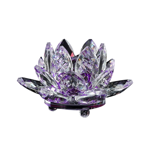 Qholemyo Colored Crystal Glass Candle Holders Tea Lamp Home Decor Room Decorations