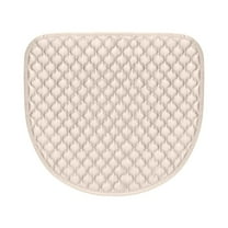 Qholemyo Comfortable Breathable Curved Dining Chair Cushion Stable Non-Slip Exquisite Edging Machine Washable Soft Seat Cushion For Dining