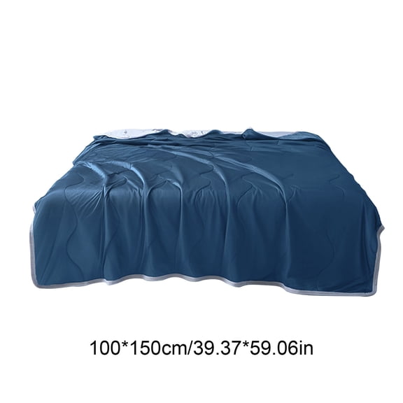 Qholemyo Cooling Comforter Cooling Blanket Light Quilt Cotton Comforter Breathable Soft Thin Summer Quilt 39.37x59 Back To School