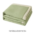 thumbnail image 1 of Qholemyo Cooling Comforter Double Layer Yarn Cotton Comforter Thin Quilt Lightweight Summer Bedding Washable Cool Feeling Quilt Core, 1 of 3