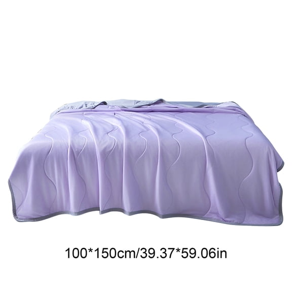 Qholemyo Cooling Comforter Summer Bedding Bed Quilt Lightweight Comforter Thin Quilt Super Soft Air Conditioning Quilt 39.37x59 Back To School