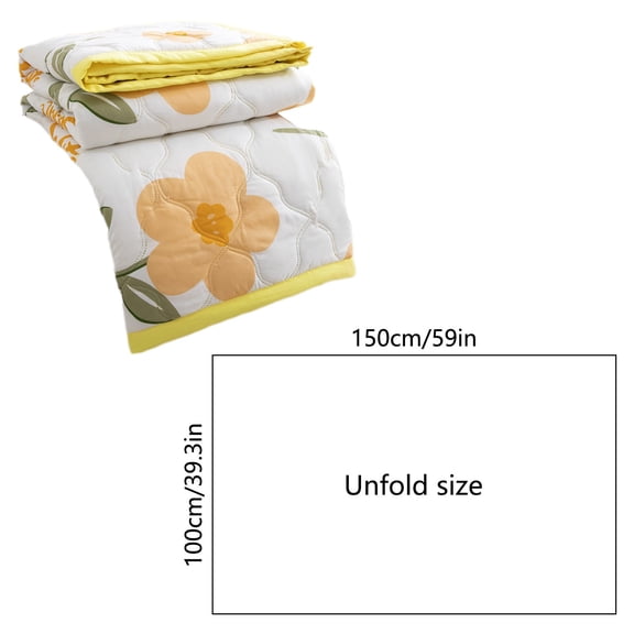 Qholemyo Cooling Comforter Summer Quilt Couch Blanket Light Quilt Breathable Heat Dissipation Design Ideal For Bedroom And Summer Travel Back To School