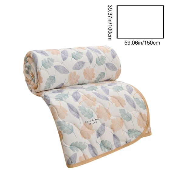 Qholemyo Cooling Comforter Thin Quilt Ice Silk Throw Blanket Lightweight Comforter Washable Summer Bedding Single Double Use Gift Quilt Back To School