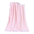thumbnail image 1 of Qholemyo Corals Fleece Towel With Large Strips And Absorbent Edges For Men And Women To Wash Faces Take Bath Dry Hair Wipe Hair Bathroom Towels Cotton Bath Towels, 1 of 6