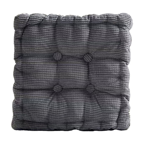 Qholemyo Corduroy Floor Cushion & Mat 2-in-1 - Serves as Floor Pillow, Chair Pillow & Yoga Mat, Suitable for Living Room/Balcony/Tatami, Versatile Seat Cushion